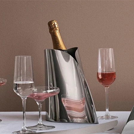 Georg Jensen champagne og vinkøler - Rustfrit stål